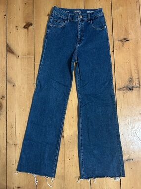DL1961 Hepburn Wide Leg Dark Blue Jeans